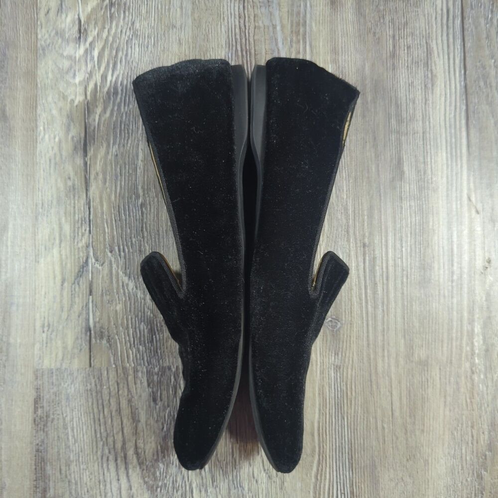Birdies The Starling Black Velvet Flats Slippers Loafers Slip On Women’s Size 7 - Picture 11 of 14